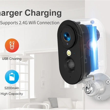 Ubox Security Camera Wireless Outdoor 2K Battery