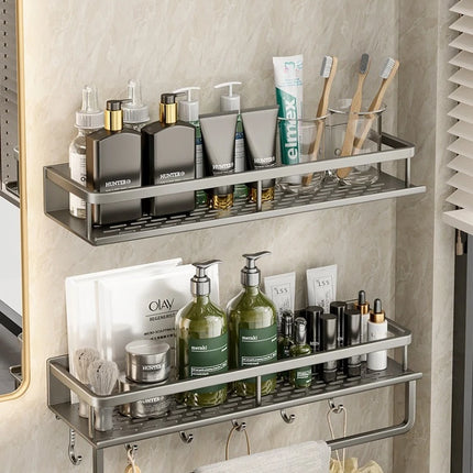 Aluminum Bathroom Wall Rack
