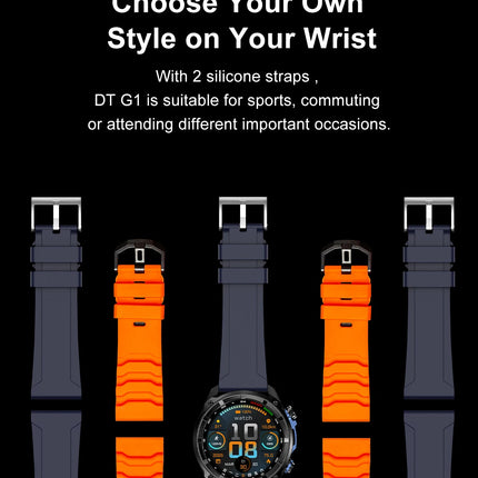 Military GPS Smart Watch AMOLED