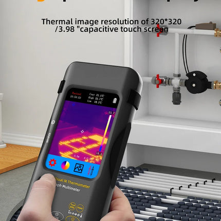 DIBELLAY BSIDE SH9/SH7 Thermal Imager & Multimeter 2-in-1 (320×320, 20000 Counts) – Auto & Heating