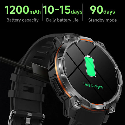 GPS Sports Smart Watch with Flashlight