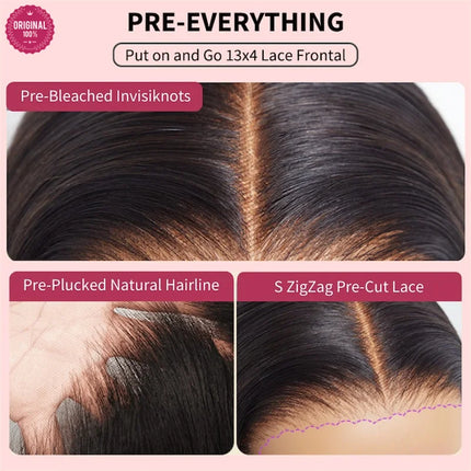 Beautyforever Silky Straight Wig – 13x4 HD Lace, Glueless