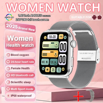 AI Smart Watch Health Monitor HRV+PPG