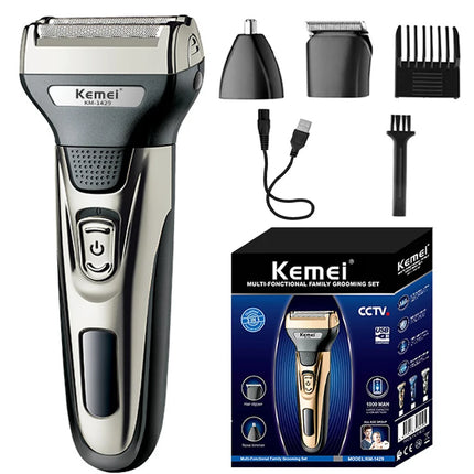 Kemei 3 In 1 Powerful Electric Shaver