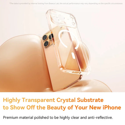 DIBELLAY Magnetic Clear Case for iPhone 17/16/15/14/13 Pro Max (MagSafe Compatible)