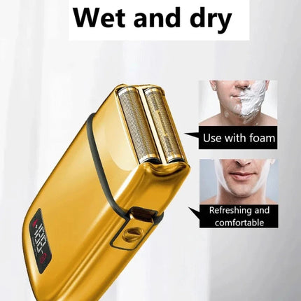 KM-TX3 metal housing rechargeable electric shaver for men