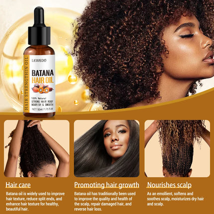 “Batana Oil – 100% Pure Hair Growth & Repair Essence”