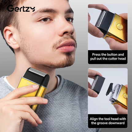 2-in-1 Electric Hair Clipper USB Rechargeable