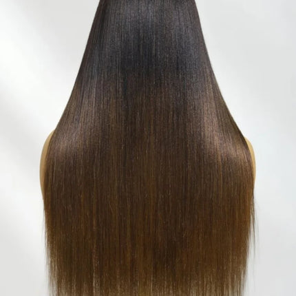 Nadula Glueless Ombre Yaki Straight Wig – 7x5 Lace