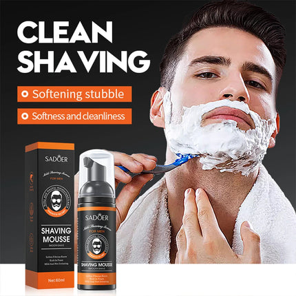 “Men’s Shaving Mousse & Gel – Smooth, Gentle, Non-Irritating”