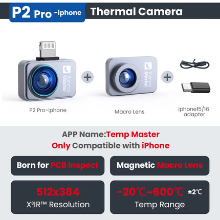 P2 / P2 Pro Thermal Imager Infrared Camera for Phone