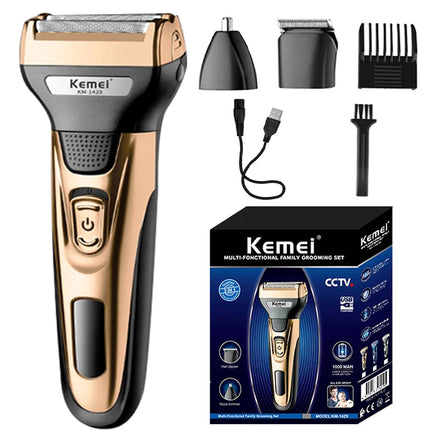 Kemei 3 In 1 Powerful Electric Shaver