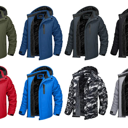 TACVASEN Waterproof Fleece Jacket