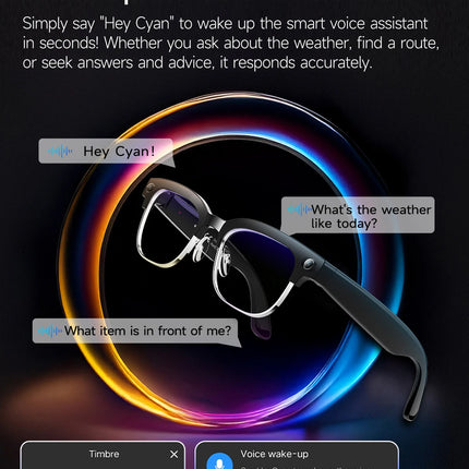 4K AI Smart Glasses with Translation