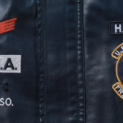 Winter New Leather Jackets Man