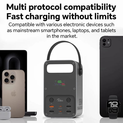 80000mAh Power Bank 35W PD Fast Charge with LCD Display