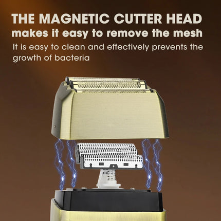 Professional Hair Clipper Electric Shaver Rechargeable