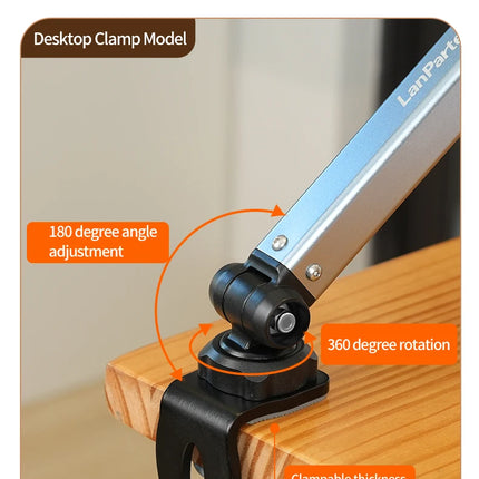 DIBELLAY – Support Tablette & Téléphone de Bureau Ultra Solide à Double Ventouse