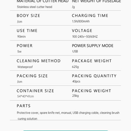 Shaver Electric Razor Portable Sr Rechargeable