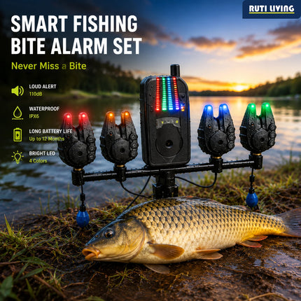 RUTI Wireless Fishing Bite Alarm Waterproof JY-82