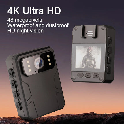 Mini Caméra 2K/4K – Body Cam & Caméra Sport, Enregistrement Vidéo HD