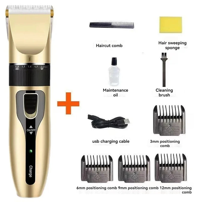 Professional Dog Hair Clipper All Metal Rechargeable