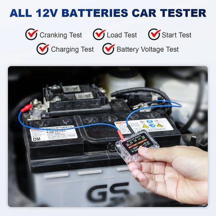 12V Car Battery Tester & Alternator Checker