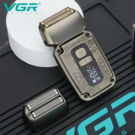 3-in-1 high-end hair trimming set metal retro men's