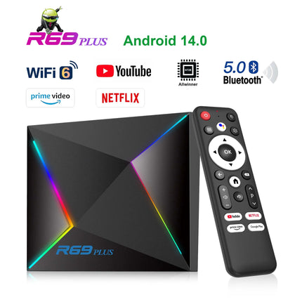 Mortal Q8 – TV Stick Android 14, Wi-Fi 6, BT 5.0, Google Assistant