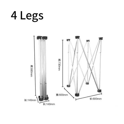 800KG Folding Stainless Steel Workstand