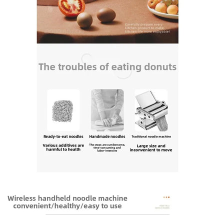 Wireless Noodle Maker – Automatic Homemade Pasta Machine