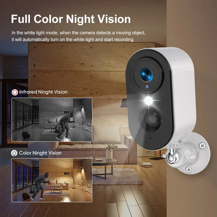Ubox Security Camera Wireless Outdoor 2K Battery