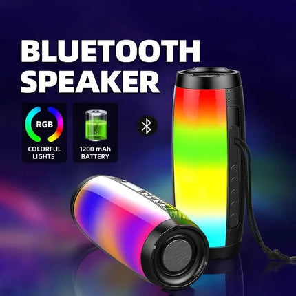 Lanfy BT-1202 Portable Bluetooth Speaker with LED Lights