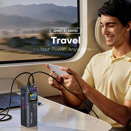 QOOVI 27000mAh Power Bank – Charge rapide 140W