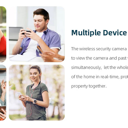 Tuya 9000mAh Rechargeable Battery Solar WiFi Security Camera with Siren Alarm