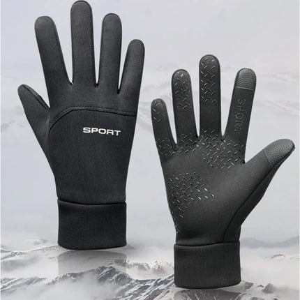Screen Touch Non-Slip Full Fingers Gloves Unisex Outdoor  Sports Warm Gloves Men And Women