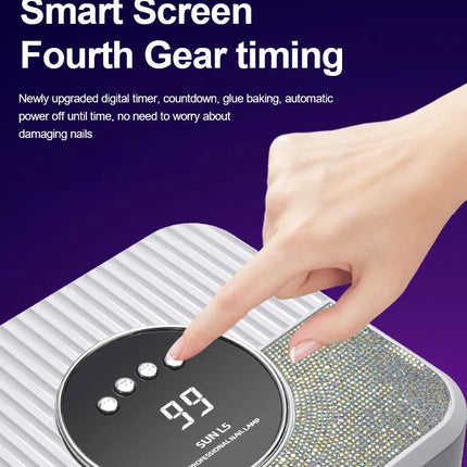 45 LED UV Nail Lamp – High Power Nail Dryer with LCD Smart Screen