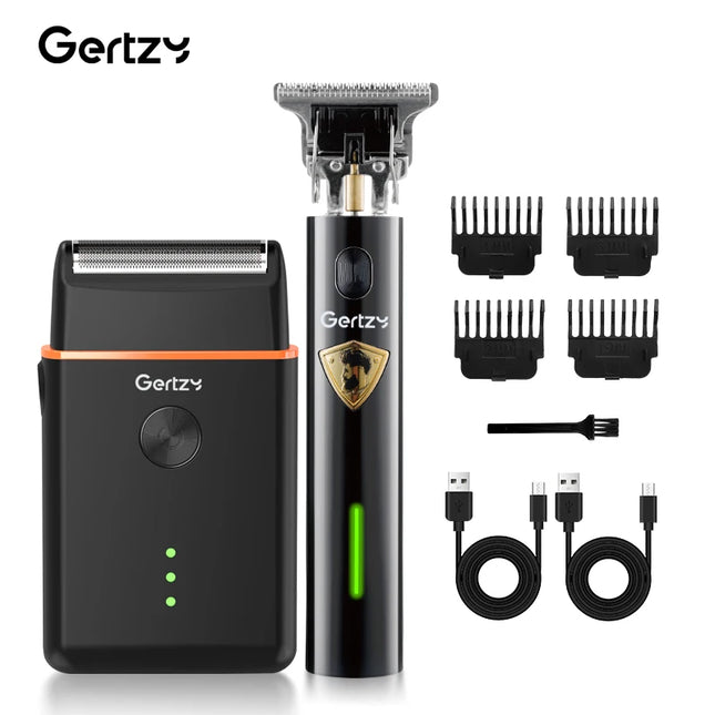 2-in-1 Electric Hair Clipper USB Rechargeable