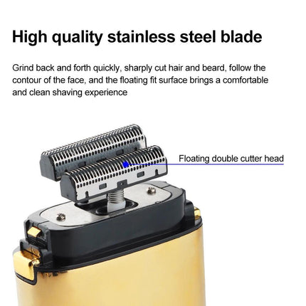 Kemei Tx1 Rechargeable Metal Housing Pro Electric Shaver