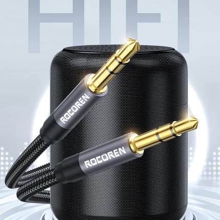 DIBELLAY Rocoren 3.5mm Aux Cable – Male to Male, 5M for Phone, Headphone, Car & Speaker