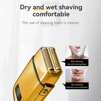Dibellay Premium Gold Shaver Sleek, Powerful & Rechargeable