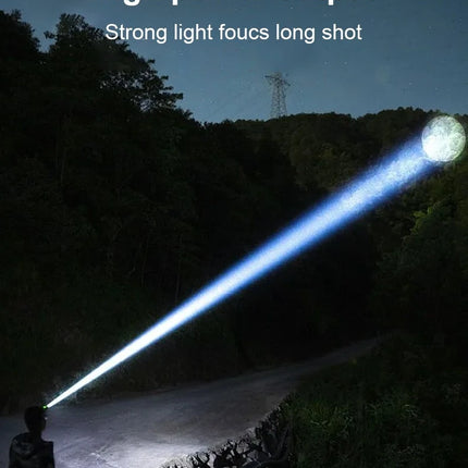 8000LM Rechargeable LED Headlamp Type-C for Fishing & Outdoor