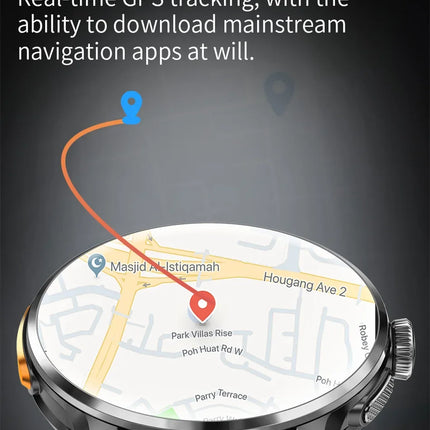 5G AMOLED Smart Watch with GPS & WiFi