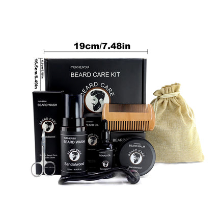 Comprehensive beard care seven piece set