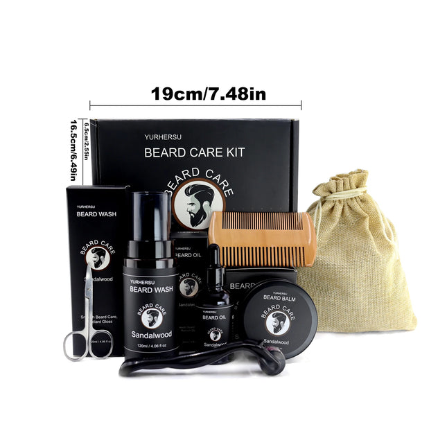 Comprehensive beard care seven piece set