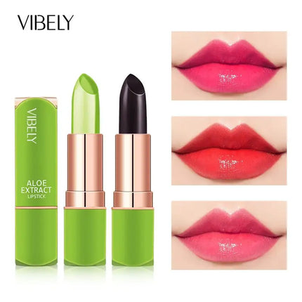 VIBELY – Baume à Lèvres 7 Couleurs Changeantes à l’Aloe Vera