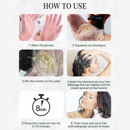 Collagen Argan Oil Black Hair Dye Shampoo 400ml 3-in-1 Nourishing Formula for Gray Hair, Long-Lasting Color for Men Women