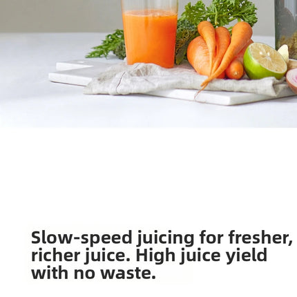 304 Stainless Steel Slow Juicer – Fresh Juice, Easy Clean & Automatic Extraction