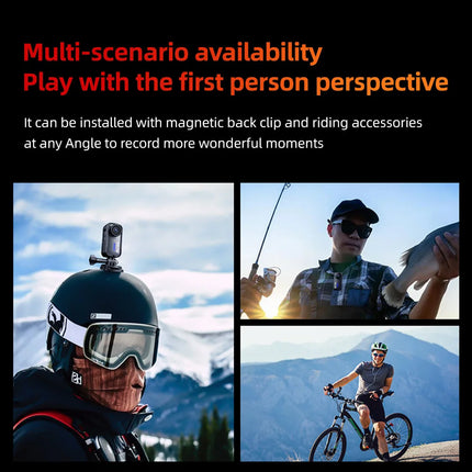 DIBELLAY SJCAM C110+ 4K 30FPS Action Camera – WiFi, 6-Axis Stabilization, IP65 Waterproof