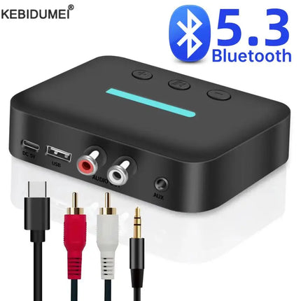 Bluetooth 5.3 Audio Receiver with AUX & RCA